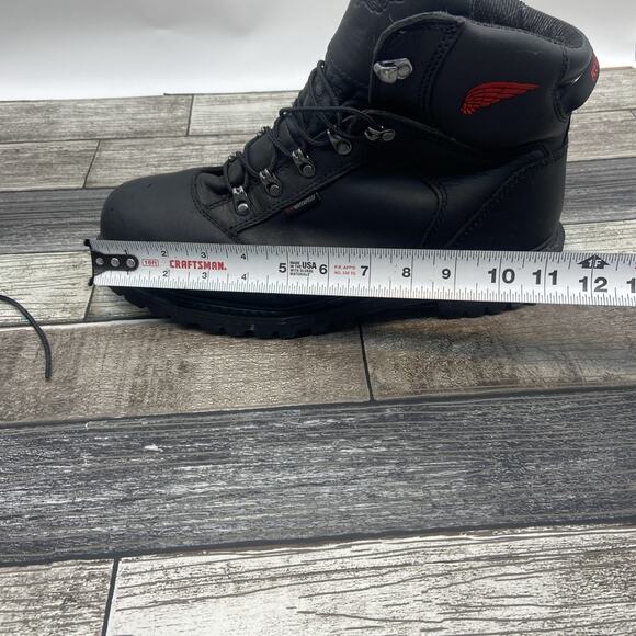 Red Wing Shoes Motorcycle Work Safety Comp Toe Lace Up Boots Sz 11 {7} - Picture 13 of 14